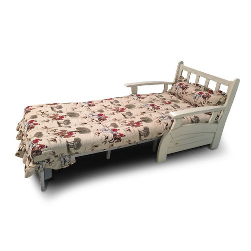 Klassischer Sessel - LANGAWI  - Nieri - Stoff / Holz / Bett