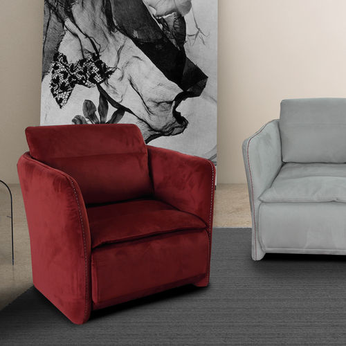 Moderner Sessel - AFFINITY - Nieri - Leder / ergonomisch / Contract