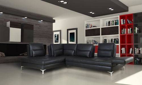 Modulsofa - CAMALEON - Nieri - modern / Stoff / Leder