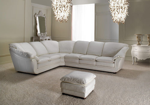 Ecksofa - BENTLEY - Nieri - klassisch / Stoff / Leder