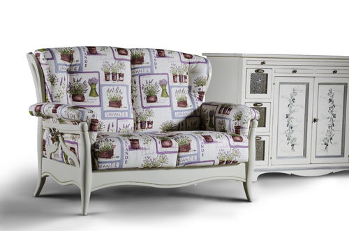 Klassisches Sofa - ANNIVERSARY - Nieri - Stoff / mehrfarbig / Holz