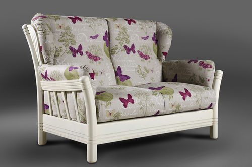 Klassisches Sofa - IOWA - Nieri - Stoff / mehrfarbig / Holz