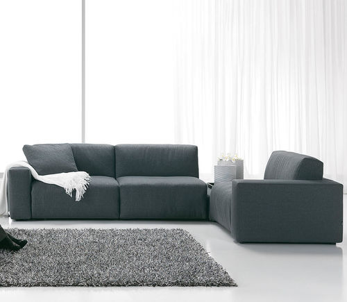 Bettsofa - BRERA - Pol 74 - modern / Stoff / mit abnehmbarem Bezug