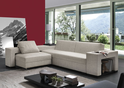 Bettsofa - FLORES - Pol 74 - modern / Stoff / Leder