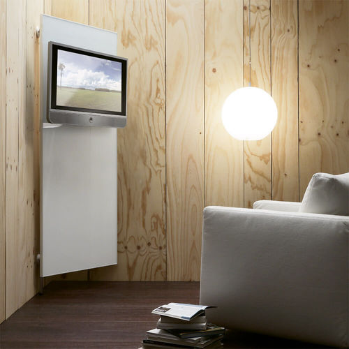 Moderne TV-Wandhalterung - K102TV - XABITAre - schwenkbar / Aluminium / Glas