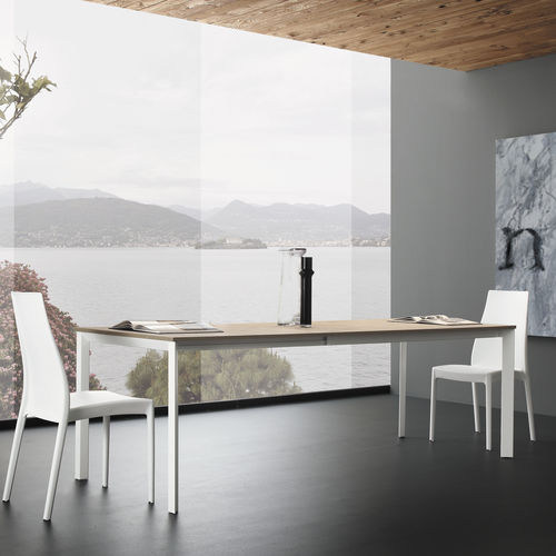 Moderner Tisch - S06.LANCILLOTTO - XABITAre - Glas / HPL / melaminbeschichtet