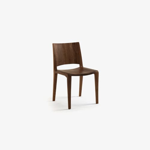 Moderner Stuhl - VOLTRI - RIVA 1920 - für den Innenraum / Eiche / Nussbaum