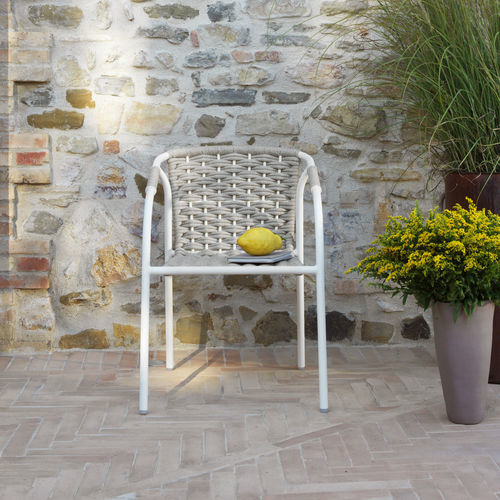 Klassischer Stuhl - CAPRI - Roberti Rattan - für Außenbereich / Aluminium / Kordel