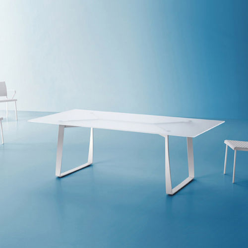 Moderner Tisch - HAMPTONS GRAPHICS - Roberti Rattan - Metall / HPL / Gestell aus Metall