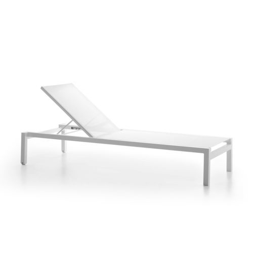 Moderne Sonnenliege - SAMBA RIO - Roberti Rattan - Batyline® / Textilene / thermolackiertes Aluminium