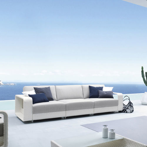 Modulsofa - HAMPTONS - Roberti Rattan - modern / für Terrasse / Stoff