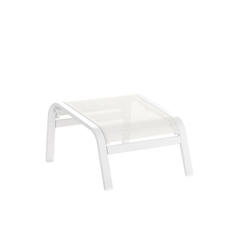 Modernes Sitzkissen - PLAYA - Roberti Rattan - Batyline® / rechteckig / weiß