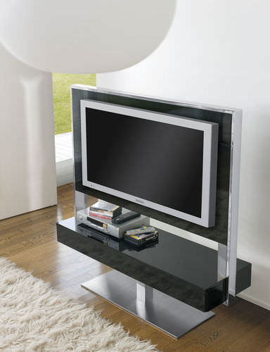 Modernes Fernseh-Sideboard - TECNO - ANTONELLOITALIA - schwenkbar / Stahl / Holz