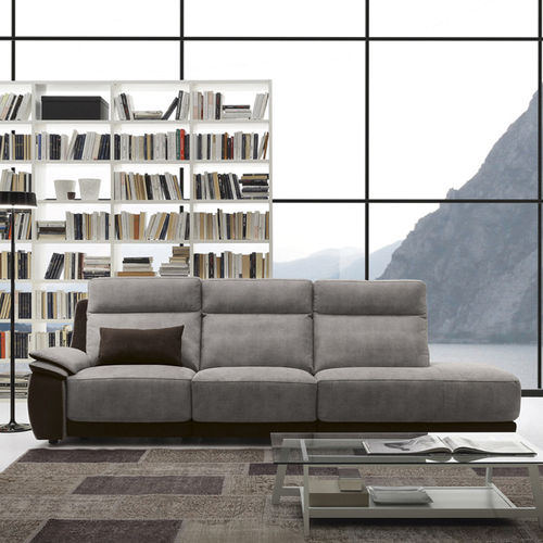 Ecksofa - OZIO - SAN MARCO - modern / Leder / schrägstellbar