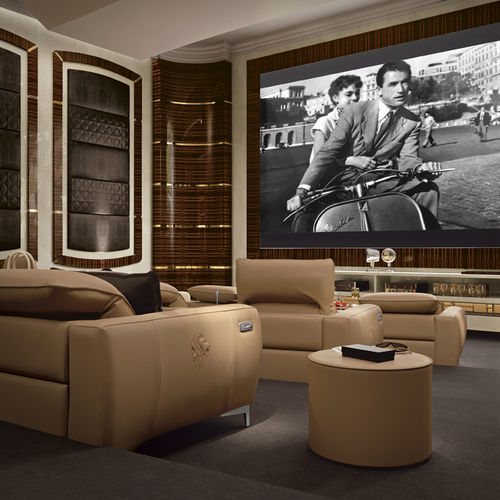 Heimkino-Sofa - JAZZ CARAMELLO - SAN MARCO - modular / modern / Leder