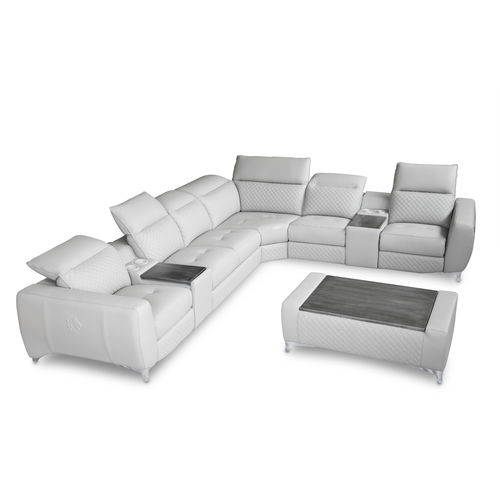 Ecksofa - JAZZ  - SAN MARCO - modern / Stoff / Leder