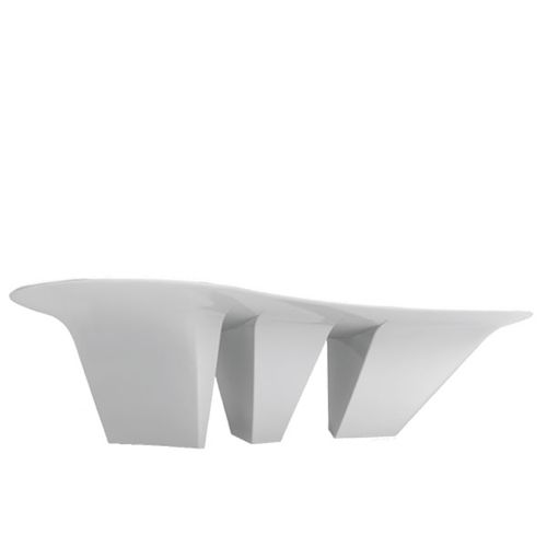 Designtisch / originell - LIENA PUNTO DOPPIA LINEA - Sawaya & Moroni - Harz / rund / oval
