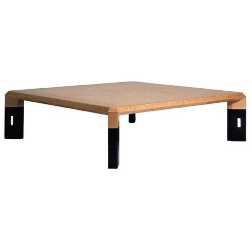 Moderner Couchtisch - REPLAY TB - Sawaya & Moroni - Holzfurnier / Ahornholz / quadratisch