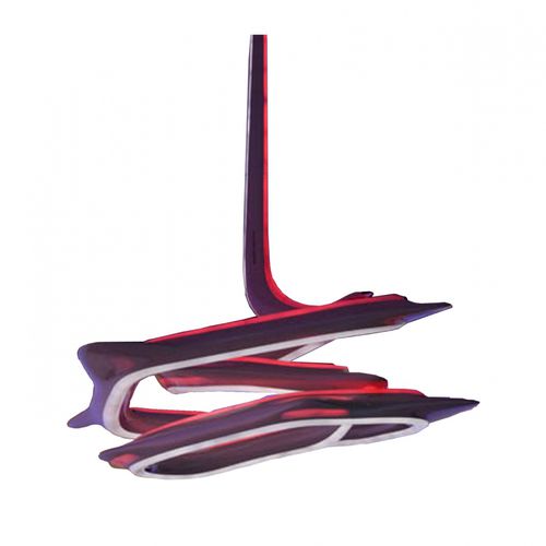 Kronleuchter / originelles Design - VORTEX  - Sawaya & Moroni - Acryl / LED / von Zaha Hadid