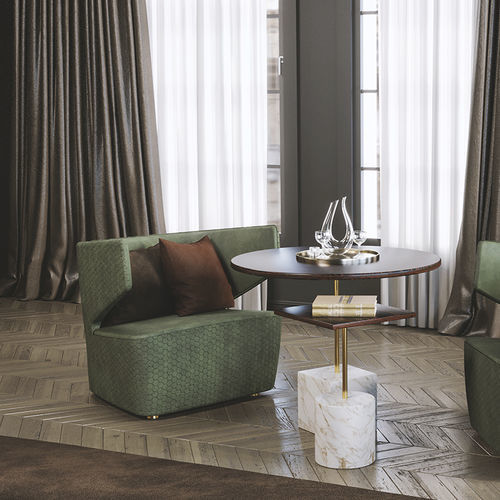 Moderner Sessel - EMBRACE - Scandal Home Couture - Samt / grün / für Wohnzimmer