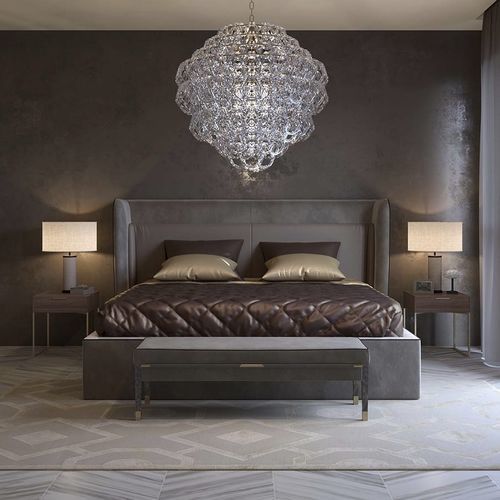 Doppelbett - Tobacco - Scandal Home Couture - modern / Polster / Kopfteil