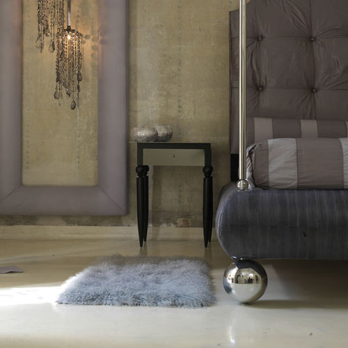 Moderner Nachttisch - SOAVE - Scandal Home Couture - Holz / Glas / Gestell aus Holz