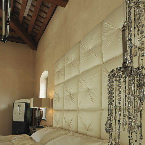 Kopfteil für Doppelbetten - CAPITONNE - Scandal Home Couture - modern / Seide / beige
