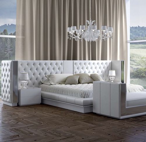 Doppelbett - IMPERO - Scandal Home Couture - modern / Polster / gepolstertes Kopfteil