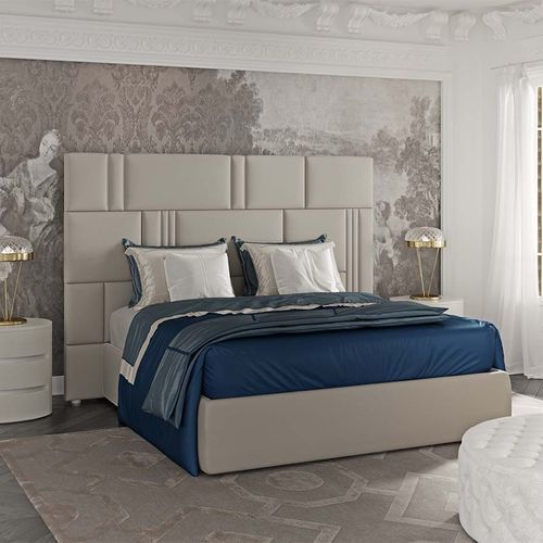 Doppelbett - MYFAIR - Scandal Home Couture - modern / Polster / gepolstertes Kopfteil