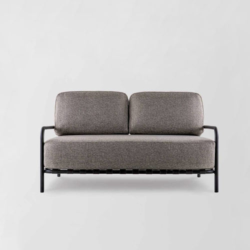 Modernes Sofa - SHIRE - Schoenhuber Franchi - für Außenbereich / Stoff / mit Armlehnen