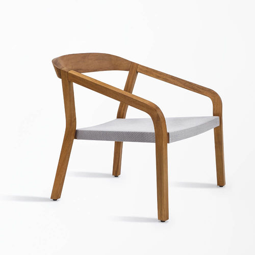 Moderner Sessel - PURE  - Schoenhuber Franchi - Batyline® / Iroko / handgefertigt
