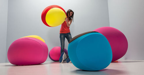 Modernes Sitzkissen - SPHERE - Sedit - Stoff / aufblasbar