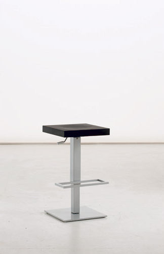 Moderner Barhocker - PLANO AIR - Sedit - Gestell aus Metall / Polster / schwarz