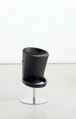 Barhocker / originelles Design - ZEN EASY - Sedit - Gestell aus Metall / schwarz