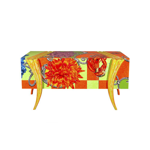 Sideboard mit hohen Beinen - OPUS  - Sergio Villa Mobilitaly - Stil / lackiertes Holz / mit 4 Beinen