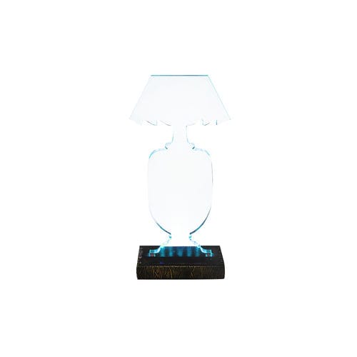 Tischlampe - Populonia - Sergio Villa Mobilitaly - Holz / Plexiglas® / originelles Design