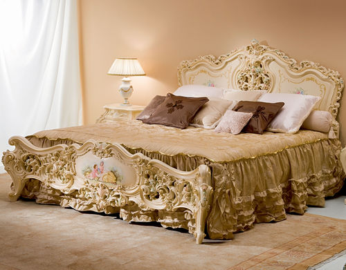Doppelbett - IRIDE - Silik - Stil / Holz / für Hotelzimmer