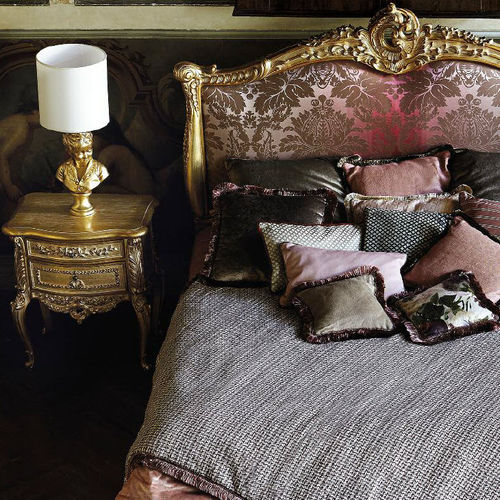 Stil-Nachttisch - VESTA - Silik - Kristall / rechteckig / für Hotels