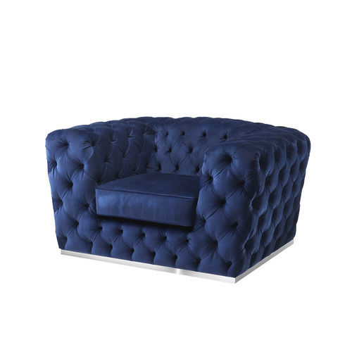 Chesterfield-Sessel - Must  - Siwa Soft Style Home - Stoff / Massivholz / Sperrholz