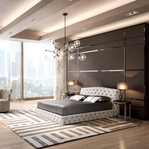Doppelbett - Must  - Siwa Soft Style Home - Chesterfield / Polster / gepolstertes Kopfteil