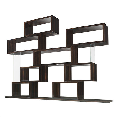 Modul-Bücherregal - Chaos  - Siwa Soft Style Home - modern / Holz / Hartglas