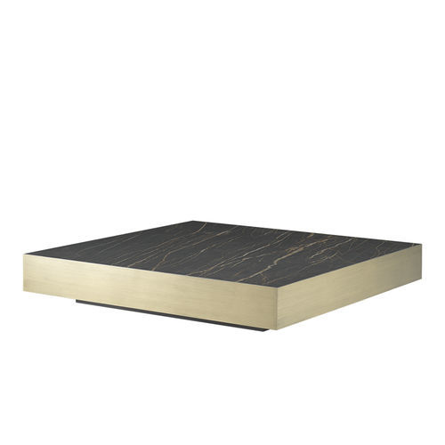 Moderner Couchtisch - Kyros  - Siwa Soft Style Home - Marmor / Gestell aus Holz / quadratisch