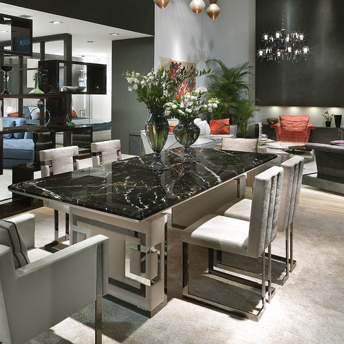 Moderner Stuhl - Vertigo fashion - Siwa Soft Style Home - für den Innenraum / Stoff / aus verchromtem Metall