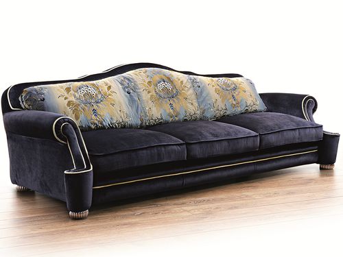 Modernes Sofa - Palais Royal - Siwa Soft Style Home - Stoff / blau / Massivholz
