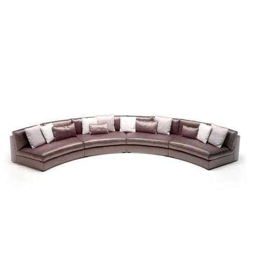 Halbrundes Sofa - Diamond - Siwa Soft Style Home - modern / Stoff / braun