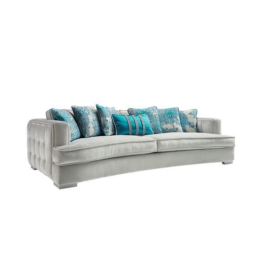 Halbrundes Sofa - Kolossal  - Siwa Soft Style Home - Chesterfield / Stoff / mit Armlehnen