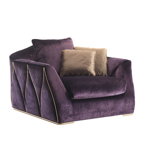 Moderner Sessel - Arcadia  - Siwa Soft Style Home - Stoff / mit abnehmbarem Kissen / Made in Italy