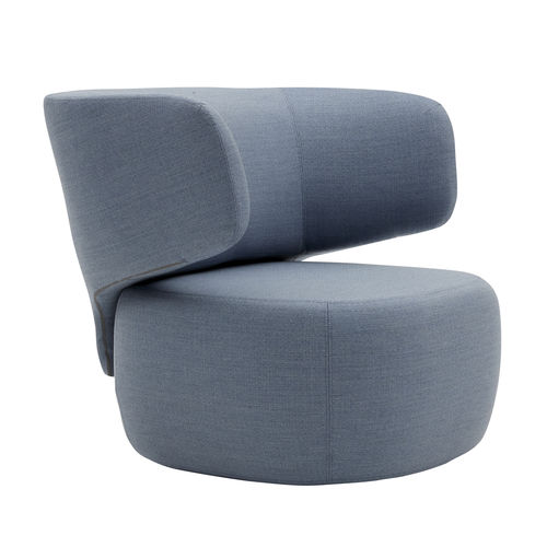 Moderner Sessel - BASEL - SOFTLINE - Stoff / mit abnehmbarem Bezug / Farbe anpassbar