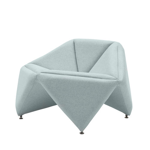 Sessel / originelles Design - FOLD - SOFTLINE - Stoff / Farbe anpassbar / für öffentliche Einrichtungen