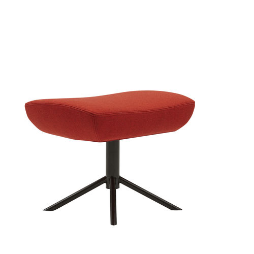 Fußschemel / skandinavisches Design - NOOMI - SOFTLINE - Stoff / Metall / für den Innenraum